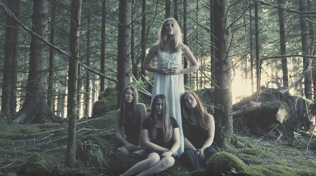 Picture of Amalie Bruun from Myrkur video Ulvinde